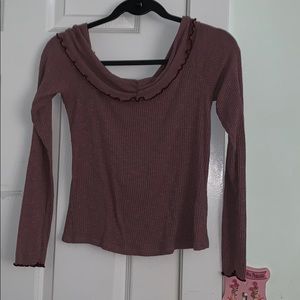 Pink Ribbed top